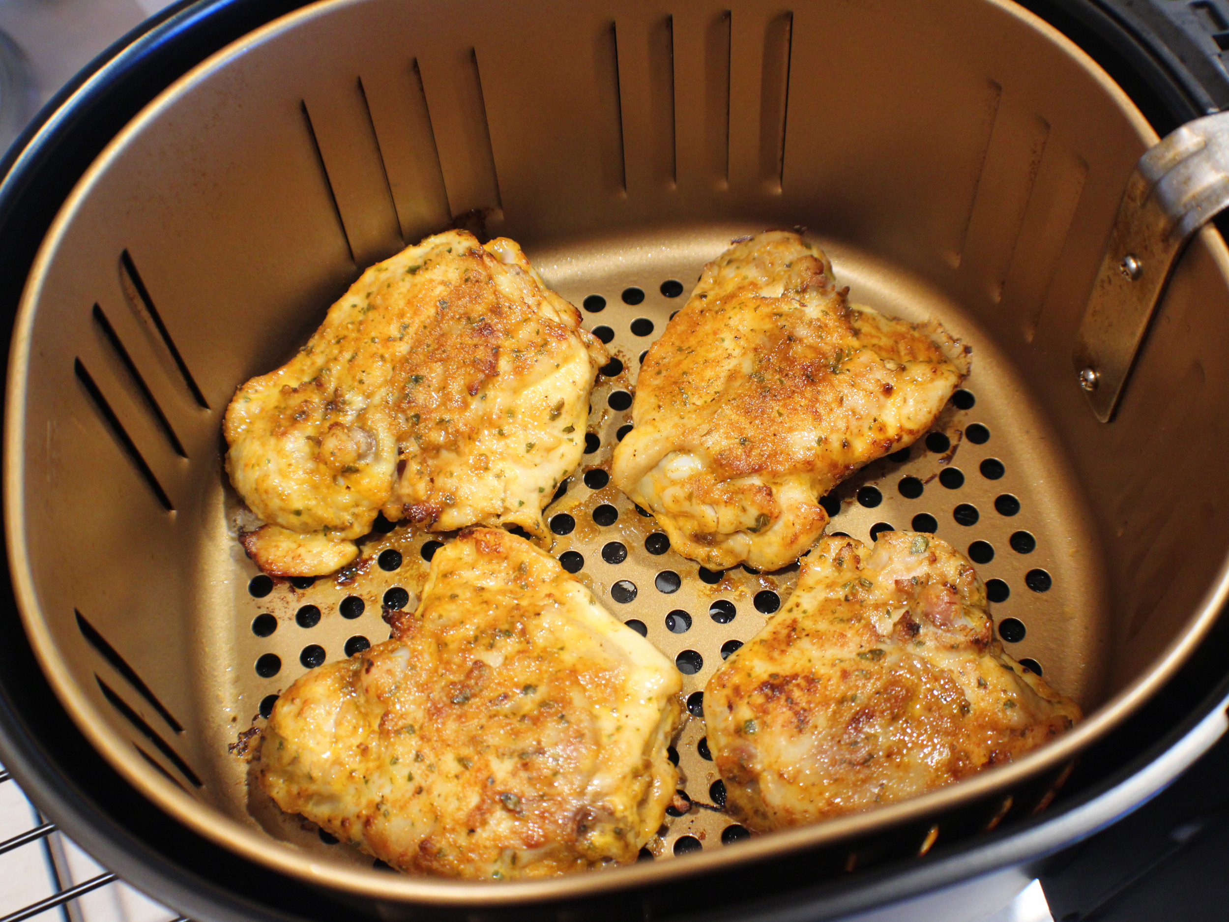 BBQ Chicken Thighs (Air Fryer) - Eating With Deb