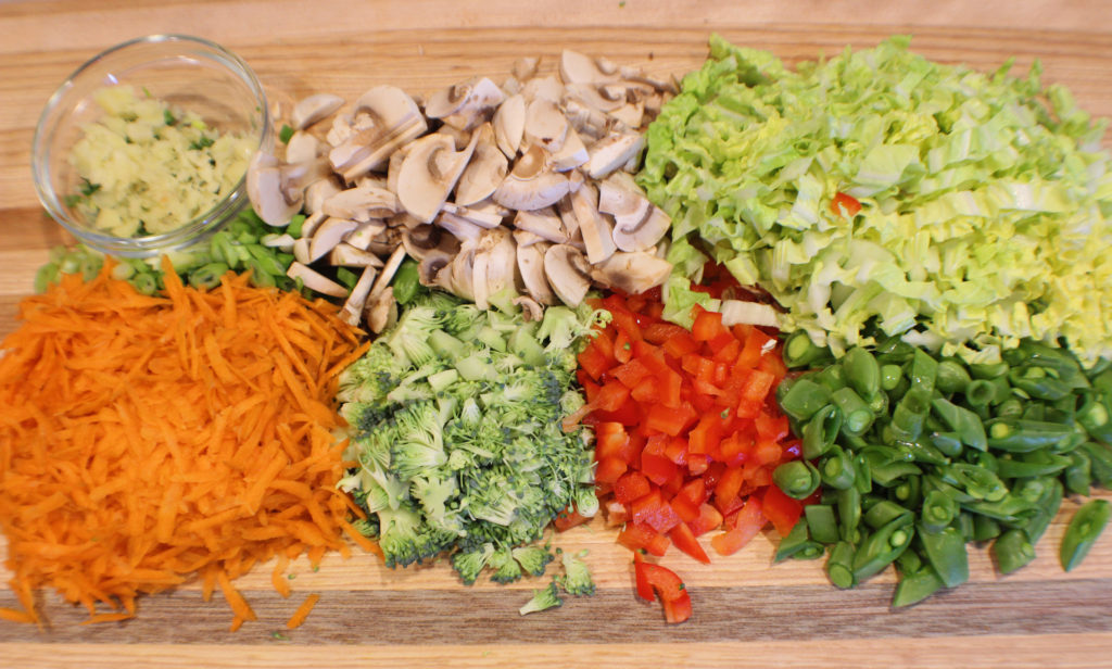 Sesame Ginger Noodle Ingredients