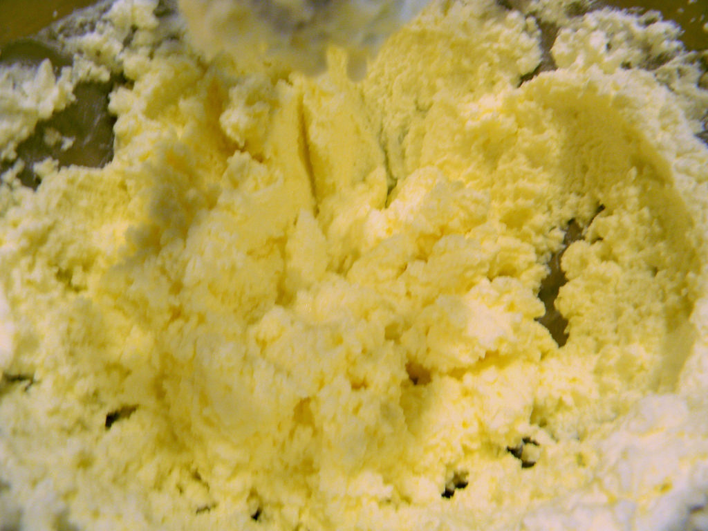Butter almost ready to drain