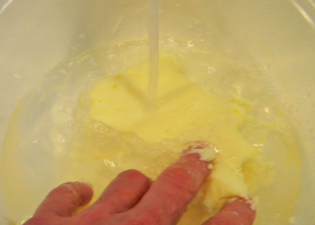 Rinsing the Butter